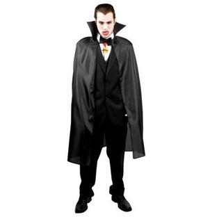 MANTELLO DA DRACULA PER ADULTI - NERO