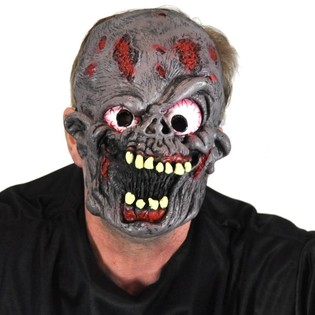 Maschera da zombie flessibile (Set da 3 pezzi)