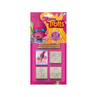 Set di timbri Trolls Dreamworks 5 pezzi (24 pz.) all'ingrosso