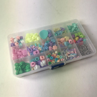 SET DI PERLINE IN SCATOLA - COLORI MISTI (12 pz.)