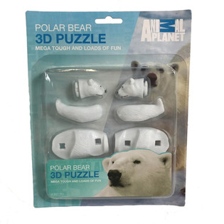 Puzzle 3D Orso Polare su Scheda (20 pz.)
