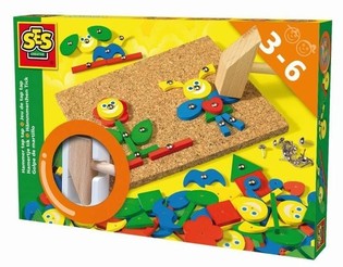 SES Gioco del Martelletto Fantasia - Tap Tap in Legno (1 pz.)