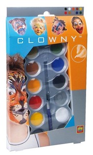 Truccabimbi ad Acqua SES Clowny (10 Colori) (1 pz.)