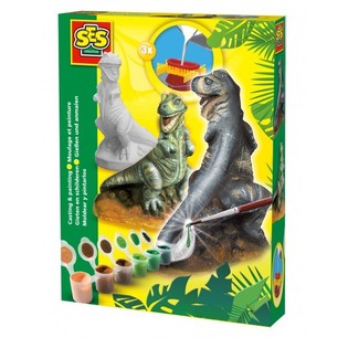 SES Crea e Dipingi con il Gesso - Dino T-Rex (1 pz.)