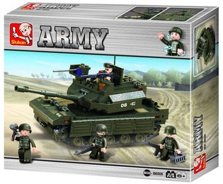Carro Armato Sluban M38-B6500 Army Mattoncini (1 pz.)