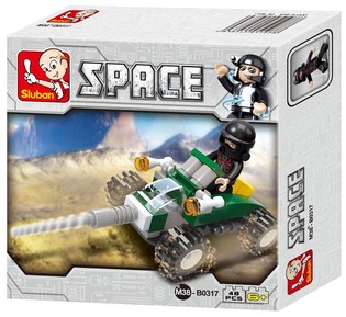 Sluban Space Vehicle M38-B0317 Veicolo Spaziale Mattoncini (1 pz.)