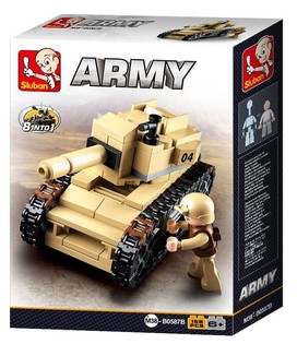 Carro Armato Sluban Army 8 in 1 M38-B0587B (1 pz.)