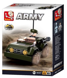 Sluban Jeep 8 in 1 M38-B0587F (1 pz.)