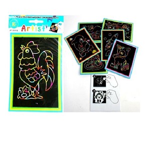 DISEGNI MAGICI DA GRATTARE (48 pz.)