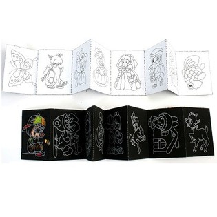 Libro Magico da Grattare e Colorare (47 pz.)