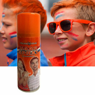 SPRAY PER CAPELLI ARANCIONE, LAVABILE (24 pz.)