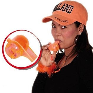 Fischietto Arancione Grande con Luce in Display (24 pz)