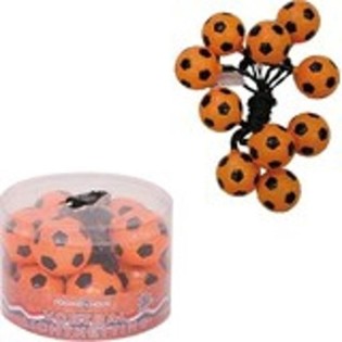 Catena Luminosa Calcio Arancione - 10 Lampadine (6 pz.)
