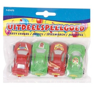 Confezione da 4 Macchinine Regalo (12 set)
