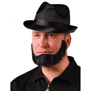 BARBA FINTA NERA PER FESTE (12 pz.)