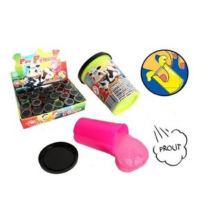 SLIME PUTTY PUZZOLENTE COLORI NEON IN DISPLAY, 70g (24 pz)