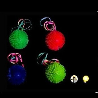 PALLINE LUMINOSE A LED CON PUNTE DA COLLO IN DISPLAY (12 pz.)