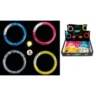 BRACCIALETTI LED LUMINOSI IN DISPLAY (24 pz.)
