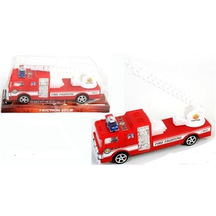 Auto dei Vigili del Fuoco a Frizione su Blister (6 pz.)