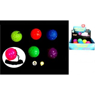 PALLONE DA CALCIO LUMINOSO CON ELASTICO (12 pz.)
