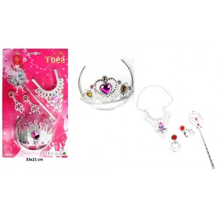 SET GIOCO PRINCIPESSA SU CARTONCINO (6 pz.)