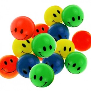 Palline Rimbalzanti Colorate 3,8 cm (60 pz.)