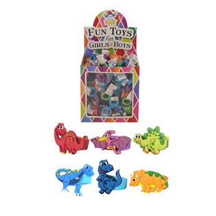 Anelli per bambini modello: Dinosauro in espositore (156 pz.)