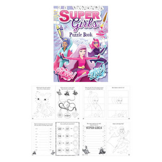 LIBRO DI PUZZLE SUPER GIRLS (48 pz.)