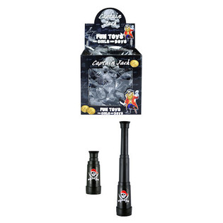 TELESCOPIO PIRATA ESTENSIBILE IN ESPOSITORE (48 pz)