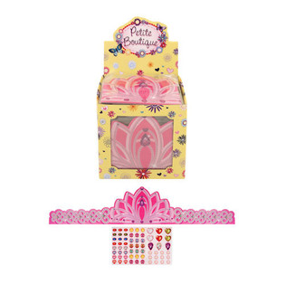 Corone da Principessa in Cartone Regolabili in Display (84 pz.)