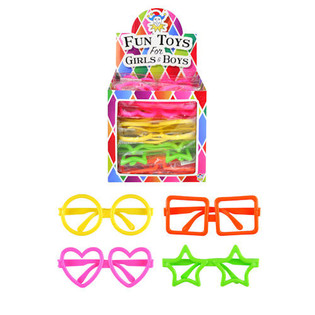Occhiali da Festa Divertenti per Bambini in Display (26 pz.)