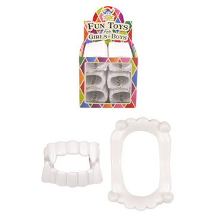 DIVERTENTI DENTI DA VAMPIRO IN DISPLAY (180 pz.)