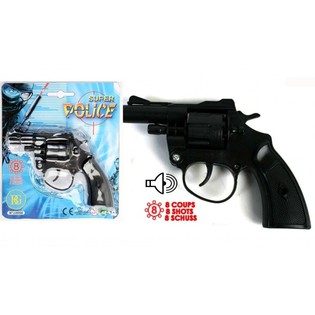 PISTOLA DELLA POLIZIA A CAPSULE, 8 COLPI (24 pz.)