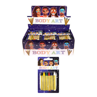 SET TRUCCO PER BAMBINI, 6 COLORI IN DISPLAY (24 pz.)