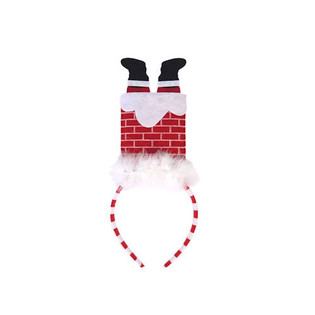 Cerchietto di Natale – Babbo Natale nel Camino (24 pz)