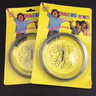 Magic Rings / Flow Rings - Anello Magico Cinetico 3D - MULTICOLORE | SU CARTONCINO (12 pz)