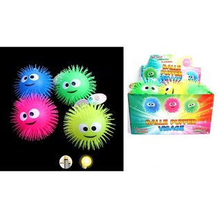 GRANDI PALLE PUFFER LUMINOSE IN ESPOSITORE (12 pz.)