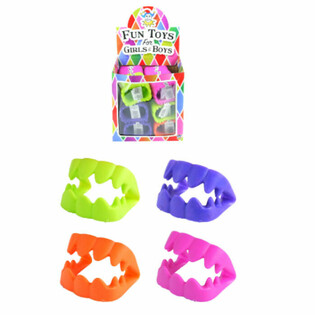Denti da Vampiro Colorati in Display (120 pz.)