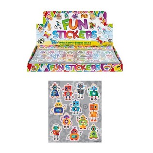 ADESIVI DIVERTENTI – MODELLO: ROBOT (120 pz.)