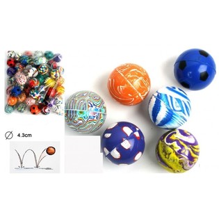 PALLINE RIMBALZANTI MEGA GRANDI &ndash; &Oslash;4,3CM (48 pz.)