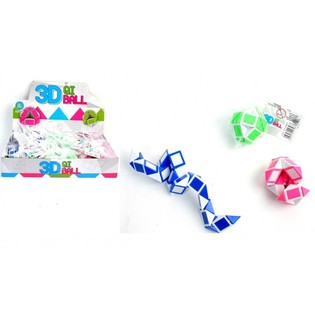 Palla 3D Puzzle 'Crea il tuo Serpente' in Display (24 pz.)