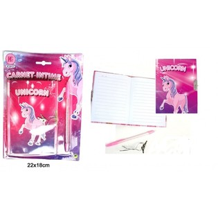 UNICORNO DIARIO CON LUCCHETTO + PENNA (24 pz.)