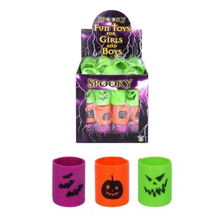MINI SPIRALI HALLOWEEN &Oslash;3 CM IN ESPOSITORE (72 pz.)