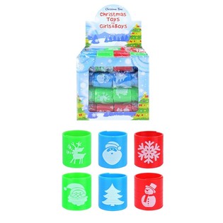 MINI SPIRALI NATALIZIE Ø3,5 CM IN DISPLAY (60 pz.)