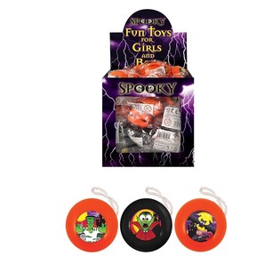 HALLOWEEN - YO-YO DA REGALARE Ø 3,8 CM IN ESPOSITORE (72 pz.)