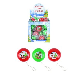 YO-YO DI NATALE DA REGALARE Ø 3,8 CM IN DISPLAY (72 pz.)