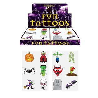 TATUAGGI DIVERTENTI &ndash; MODELLO HALLOWEEN (96 pz.)