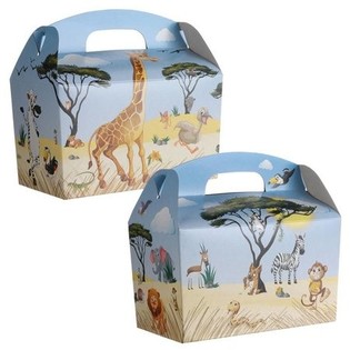 BOX MEN&Ugrave; - ANIMALI DELLA GIUNGLA (50 pz.)