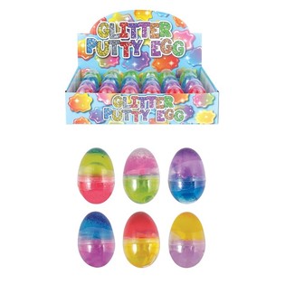 UOVO DI PASTA GLITTERATA IN DISPLAY (24 pz)