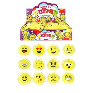 Palline Puffer Smili Luminose in Display (12 pz.)